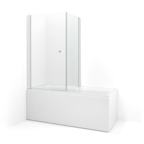 Macro Design Spirit Hjørnebruser/Niche Foldebadekar 680x830x1400 Hvid