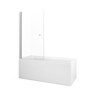 Macro Design Spirit Badekar Væghjørne 680x830x1400mm Klart Glas Mat