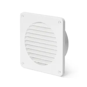 Outer Wall Grid 100mm White Pax