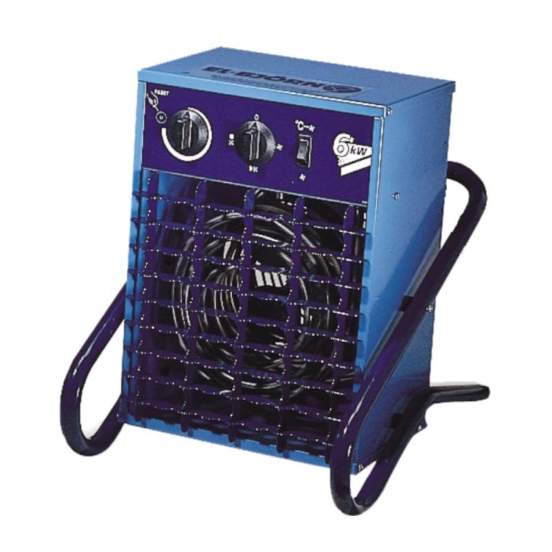 Värmefläkt Med Intag 6kW 400V IP44 Elbjörn