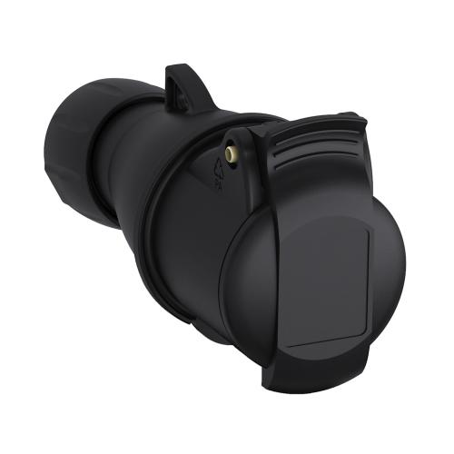 Amphenol Stikprop 32A 4-Pol IP44 Sort