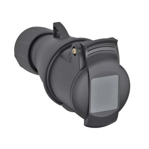 Amphenol Ledfatning 32A 5-Polet 380-415V IP44 Sort