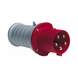 Amphenol Plug 125A CEE 3125-6 IP67 Red