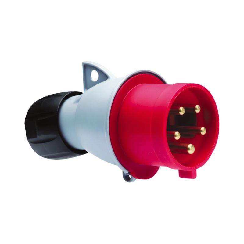 Amphenol Stickpropp 32A 415V IP44 Röd