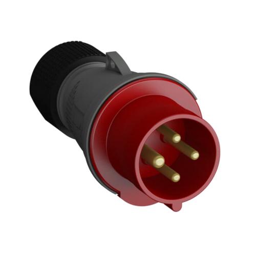 Amphenol Samlefatning 32A 4-Polet IP44 Rød