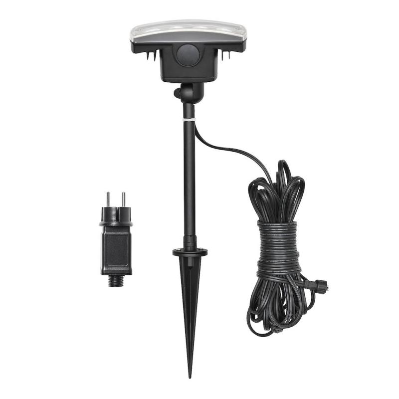 Amalfi LED Spot Stor Inklusive Transformator 4x1W 12V IP44 Svart Konstsmide