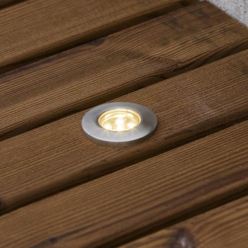 Add-on Set 3 LED Spotlights 12V IP44 Stainless Konstsmide