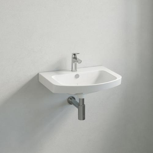 Macro Design Heart Tvättställ Konsolupphängning 610x500x70mm Vit