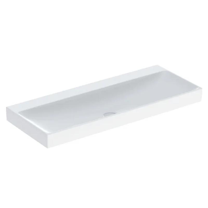 Geberit ONE Tvättställ Kranhål Utan 120x48x14cm Vit