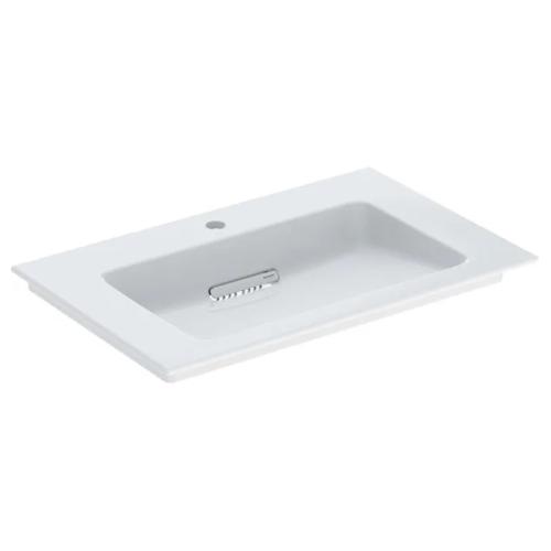 Geberit ONE Furniture Washbasin Overflow Without 75x48x13cm KeraTect White