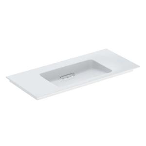 Geberit ONE Furniture Washbasin Tap Hole Without 105x48cm Glossy White