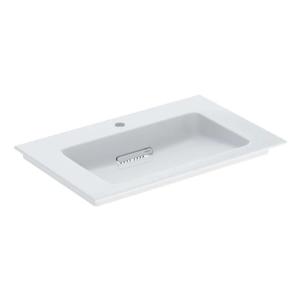 Geberit ONE Møbelvask Hanehul Midt 105x48cm Blank Hvid