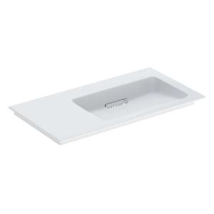 Geberit ONE Furniture Washbasin Tap Hole Without 90x48cm Glossy White