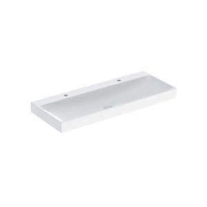 Geberit ONE Washbasin Faucet Hole Left And Right 120x48cm White