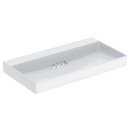 Geberit ONE Washbasin Faucet Hole Without 90x48cm Glossy White