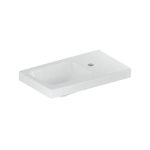 Geberit iCon Light Sink Faucet Hole Right 53cm White