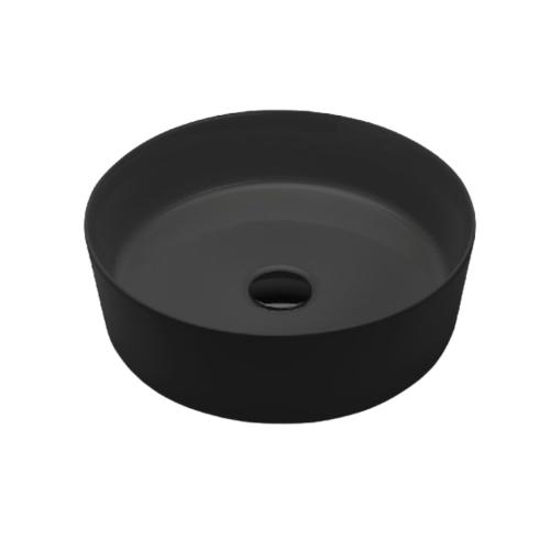 Macro Design Crown+ Leona Freestanding Washbasin 380x120mm Porcelain Matt Black