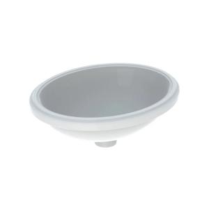 Geberit VariForm Undermount Washbasin Oval Without Overflow White