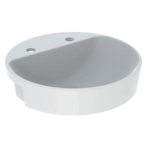 Geberit VariForm Semi Integrated Washbasin Left And Right 50cm White