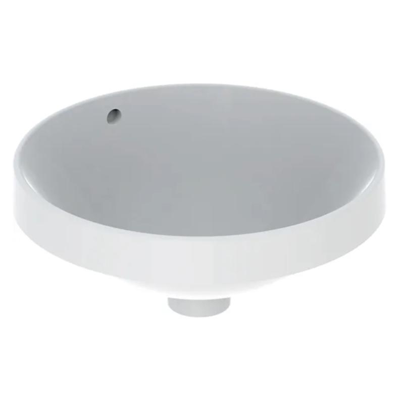 Geberit VariForm Inbyggnadstvättställ Runt 40x18cm Vit
