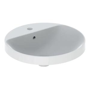 Geberit VariForm Washbasin Round Overflow Visible Porcelain White