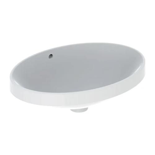 Geberit VariForm Washbasin Overflow Visible 55x40cm White