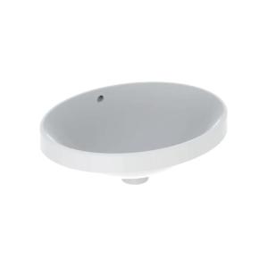 Geberit VariForm Washbasin Oval With Overflow White