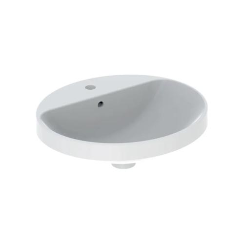 Geberit VariForm Washbasin Oval With Tap Hole Overflow Visible White
