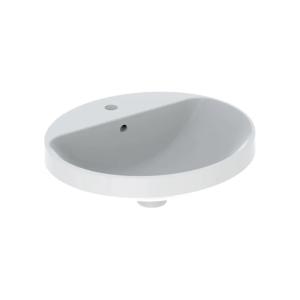 Geberit VariForm Washbasin Oval With Tap Hole Overflow Visible White