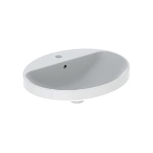 Geberit VariForm Håndvask Oval Center Hanehul Hvid