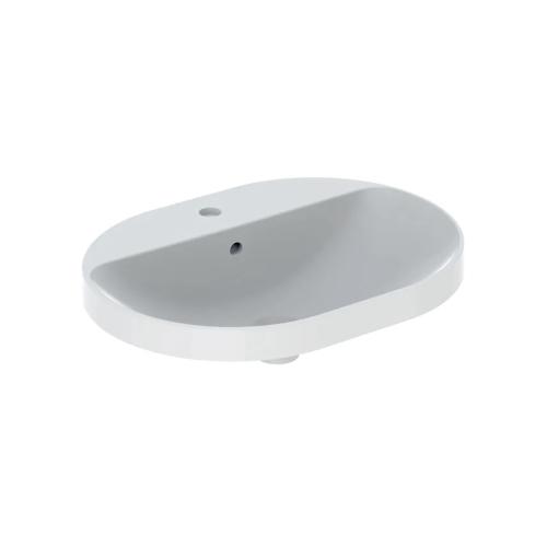 Geberit VariForm Built-In washbasin Overflow Visible 60cm White