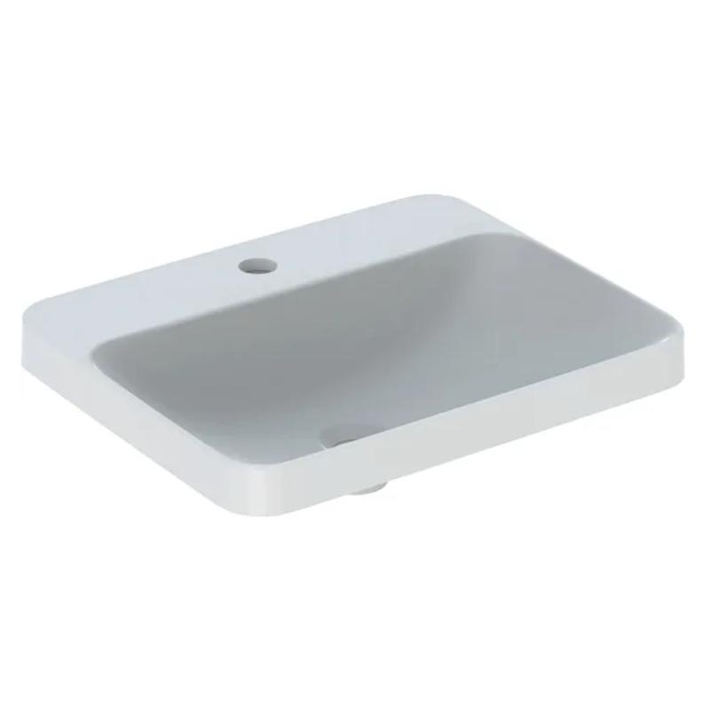 Geberit VariForm Tvättställ Med Kranhål 55x45x17.8cm Vit