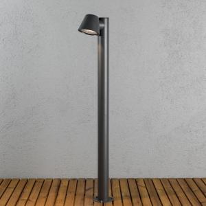 Trieste Garden Post GU10, LED, 230-240V, IP44, Dark Grey, Konstsmide