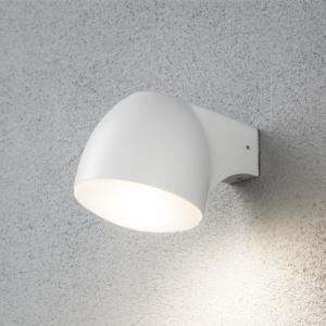 Ferrara Wall Light, 230-240V, 4W, IP44, White, Konstsmide