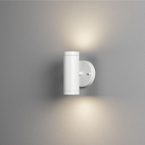 Modena Væglampe LED Op/Ned 2x4W 230-240V IP44 Hvid Konstsmide