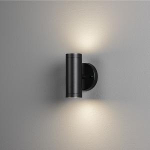 Modena Vägglykta Upp/Ned, 2x4W LED Svart, Konstsmide