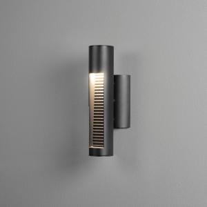 Udine Wall Light 12W LED Black, Konstsmide