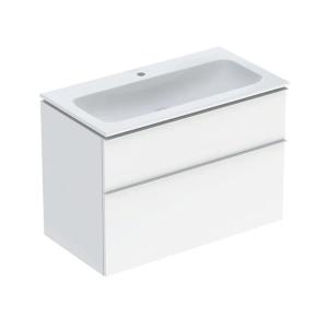 Geberit iCon Set Furniture Washbasin 90x63x48cm White Lacquered High Gloss