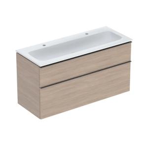 Geberit iCon Set Furniture Washbasin 120x63x48cm Oak Melamine Wood Structure