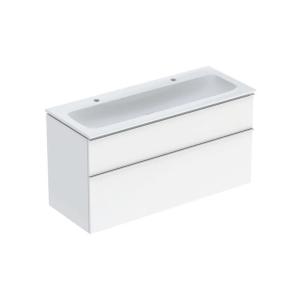 Geberit iCon Set Furniture Washbasin 120x63x48cm Lacquered High Gloss White