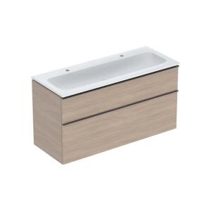 Geberit iCon Set Furniture Washbasin 120x63x48cm Oak Melamine Wood Texture