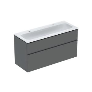 Geberit iCon Set Furniture Washbasin 120X63X48cm Lava Lacquered Matte