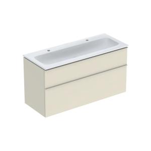 Geberit iCon Set Furniture Washbasin 120X63X48cm Sand Grey Lacquered High Gloss