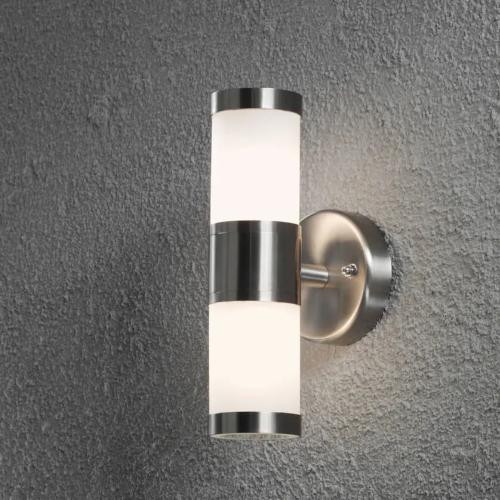 Modena Væglampe Up/Down G9 230-240V IP44 Rustfrit Stål Konstsmide