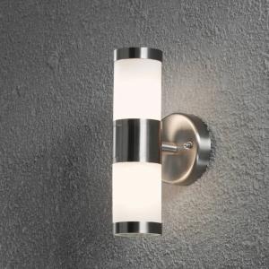 Modena Væglampe Up/Down G9 230-240V IP44 Rustfrit Stål Konstsmide