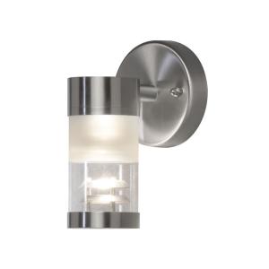 Bolzano Wall Lamp Ned GU10, 230-240V, 25W, IP44, Stainless Steel, Konstsmide