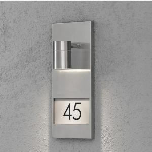 Modena Wall Light, GU10, Stainless Steel, Konstsmide