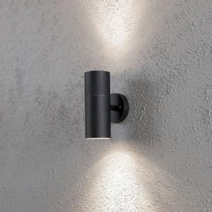 Modena Wall Light, Up/Down GU10, Black, Konstsmide