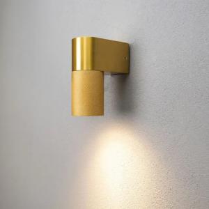 Temi Væglampe Ned GU10 230-240V IP54 Guld Konstsmide