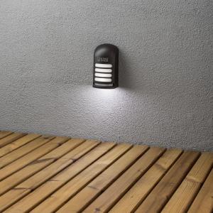 Prato Wall Light LED Black, Konstsmide